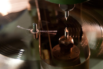 Recording tracks to the vinyl disc form