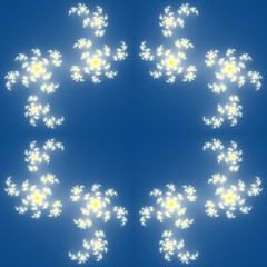 Fractal floral pattern