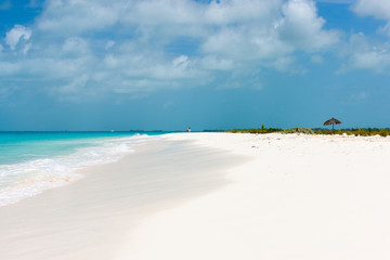 Caribbean beach and sea