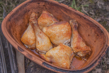 Roasted chicken
