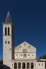 Fototapeta premium Spoleto , Duomo di Spoleto, Cattedrale di santa Maria Assunta