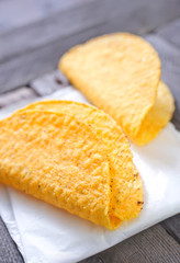 taco or tortilla shells