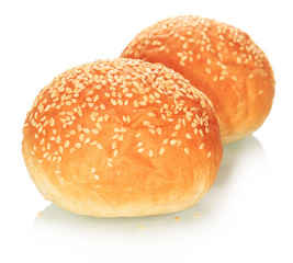 Two fresh buns