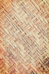 Grunge old basketwork texture bamboo pattern, can be used as background