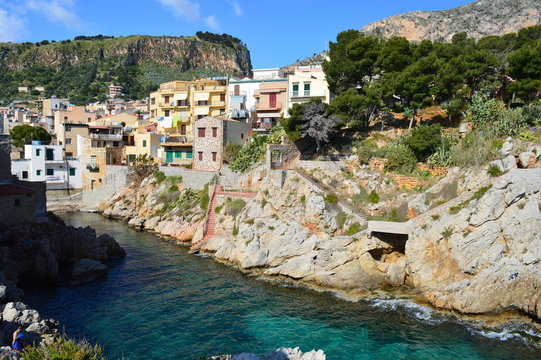 Petit village de p&ecirc;cheurs, Solanto, Sicile
