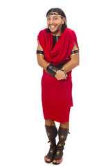 Gladiator isolated on white