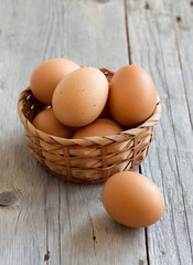 Chicken eggs
