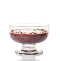 Malaysian sweet black glutinous rice porridge