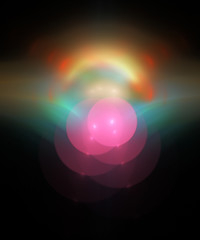 Abstract fractal background