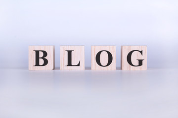 Blog Word cube photo