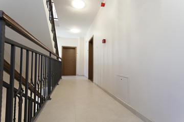 Corridor in a building