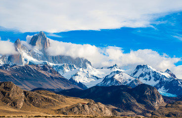 Fitz Roy Mountain, El Chalten, Patagonia, Glaciers National Park