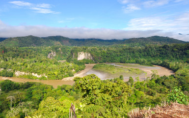 Fototapeta na wymiar Pastasa river, Macas, Ecuador