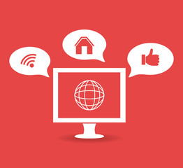 Social media design.