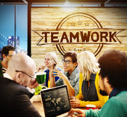 Teamwork Team Collaboration Cooperation Concept