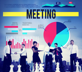 Meeting Seminar Conference Gathering Business Concept