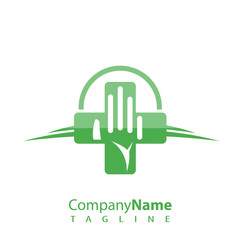 Fototapeta premium Medical logo icon vector