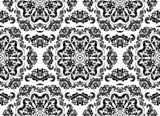 Obraz premium Damask Seamless Pattern