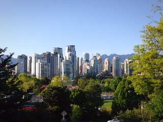 Obraz premium sunny day in vancouver