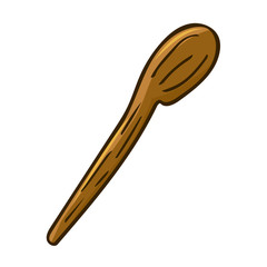 Walking stick isolated illustration