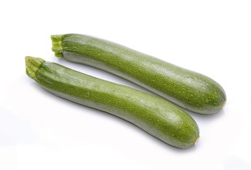 zucchini isolated on white