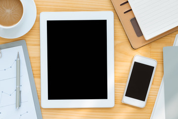 Tablet and smartphone