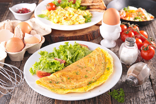 omelet,fried egg,scrambled egg