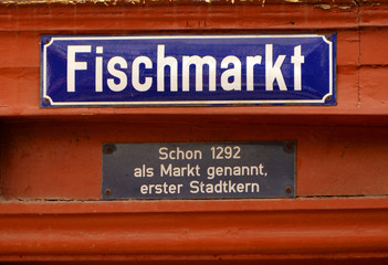 Obraz premium Fischmarkt Limburg an der Lahn