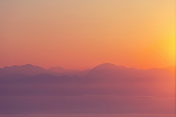 Greece sunset