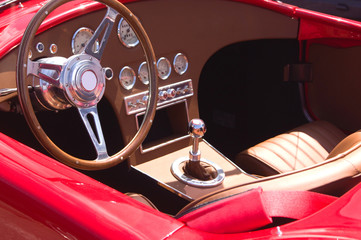 Oldtimer Cabrio Cockpit