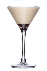 Coffec cocktail with liqueur