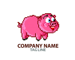 Pixel Pig Logo