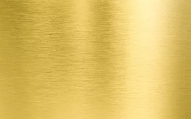 Deurstickers gouden metalen textuur © Andrey Kuzmin
