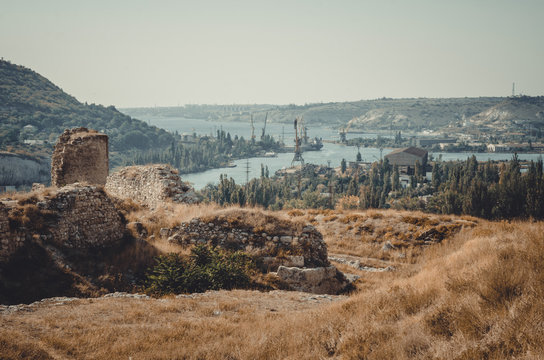 View of the port. Inkerman 