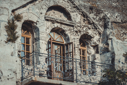 Windows of monastery
