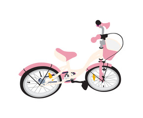 Naklejka premium Children Bicycle. Isolated
