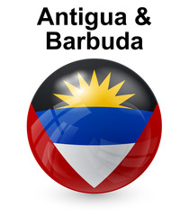 Fototapeta premium antigua and barbuda state flag