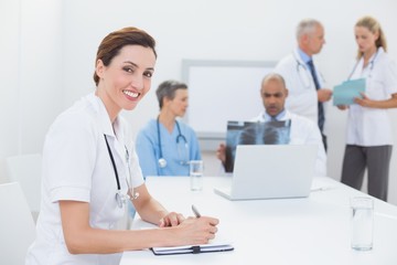 Fototapeta premium Team of doctors working together