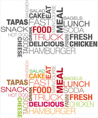 Nuage de tags - Food Truck