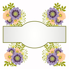 Invination flower card
