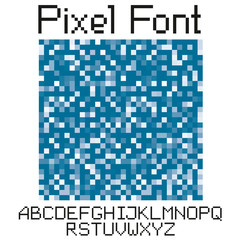 pixel font