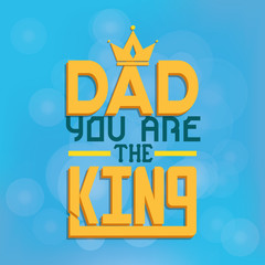 Fototapeta premium Happy father's day