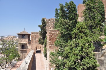 Naklejka premium Alcazaba of Málaga