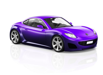 Obraz na płótnie Canvas Super Car Elegant Automobile Contemporary Coupe Concept
