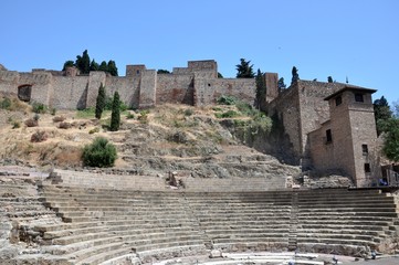 Roman theatre in Málaga