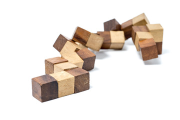 cube wooden toy