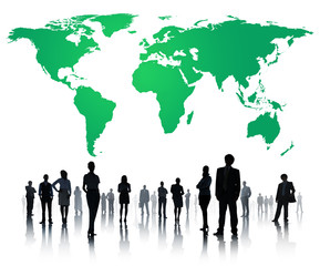 Green Business Environment Global Conservation Concept