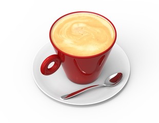 coffee cup with coffee
