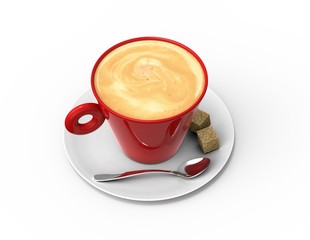 coffee cup with coffee