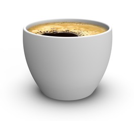 coffee cup with coffee